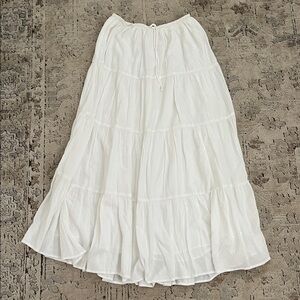 White Maxi Skirt
